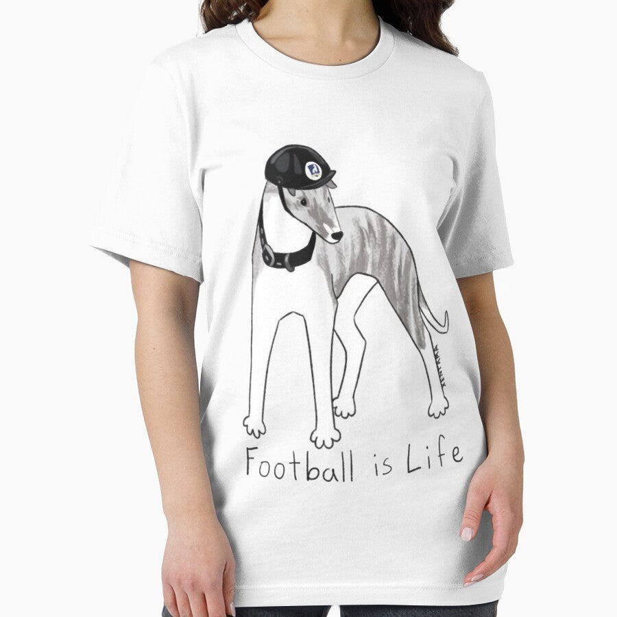 Football is Life funny dog by gwynethingcleop
