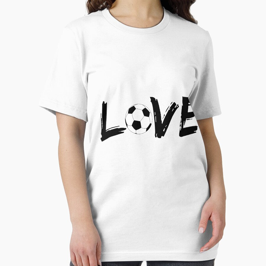 I Love Soccer Football Styled Quotation Graphic Text Art by DoctorParanoid
