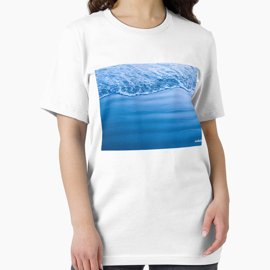 Zen Ocean Waves in Shades of Blue by Yogibear & Rachelle