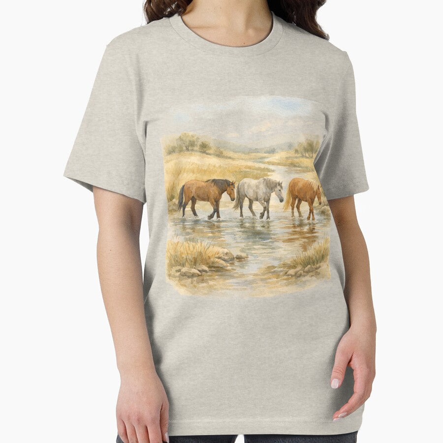 Wild Horses Running Equestrian Western Country by will freed18