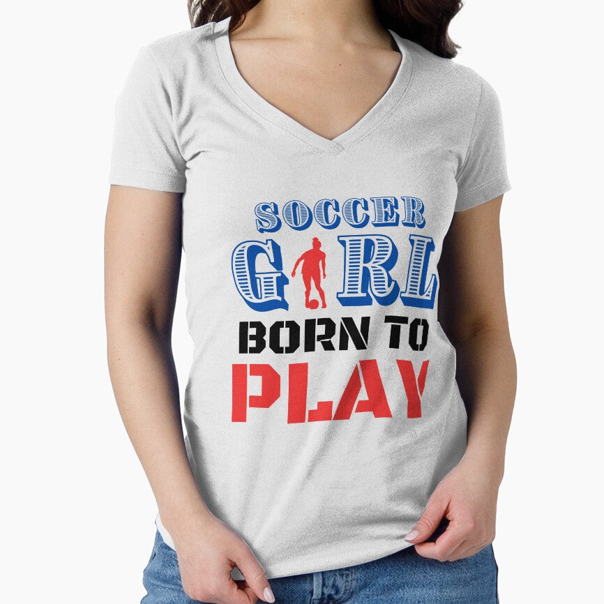 Born to play Soccer Girl by InnovativeGFX