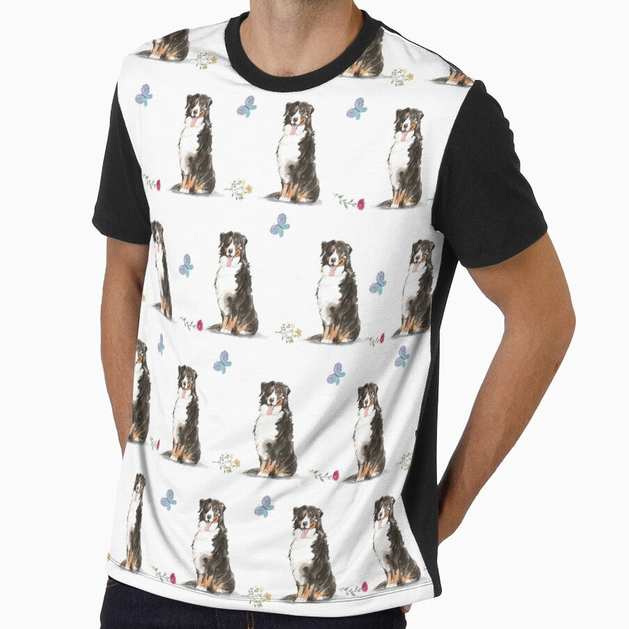 Cute Bernese Mountain Dog by beastieboutique