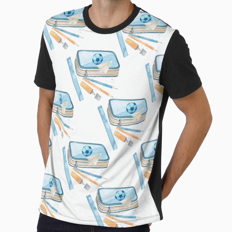Back To School Soccer Pouch by PatternLandia