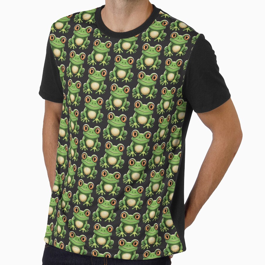 frog pattern by ZenStickConcept
