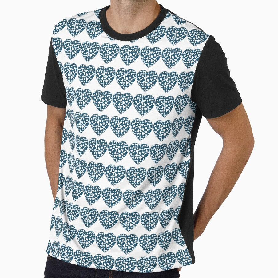 Regular Grid Small White Cow Patches on Royal Blue Cowhide | Continues Royal Blue Cow Heart by Cow-Print-Stuff