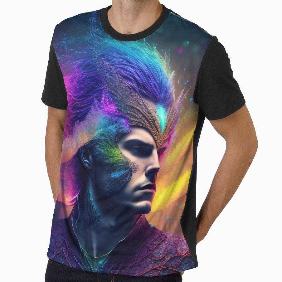 rainbow-man forest by Kosm1kuniverse