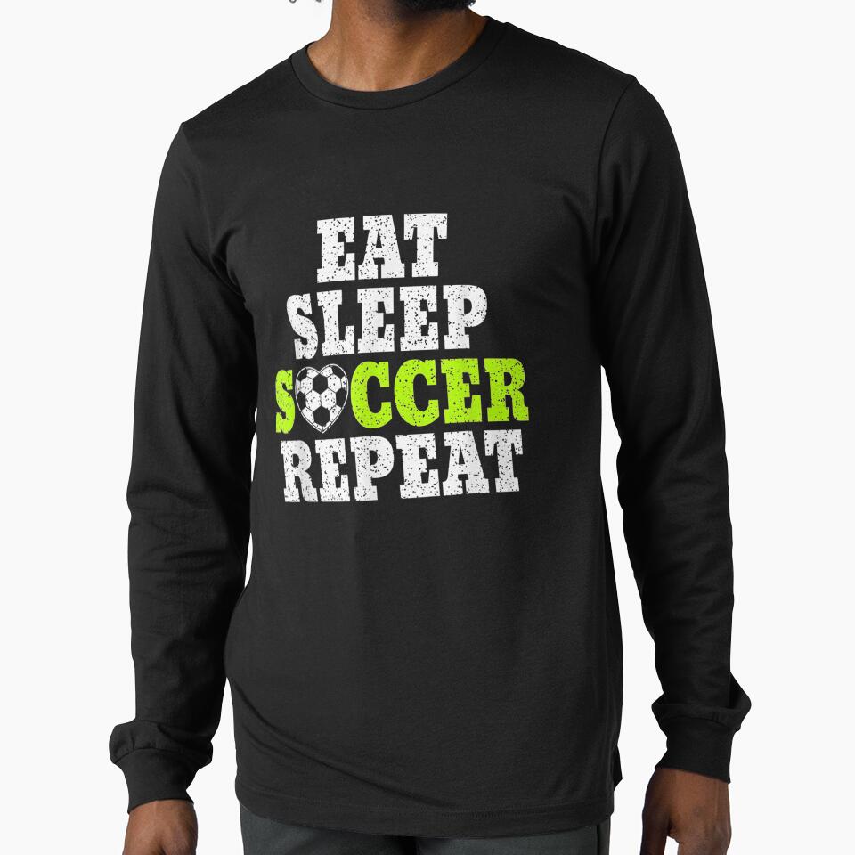 Sport Player Eat Sleep Soccer Repeat Gift by vivanbess