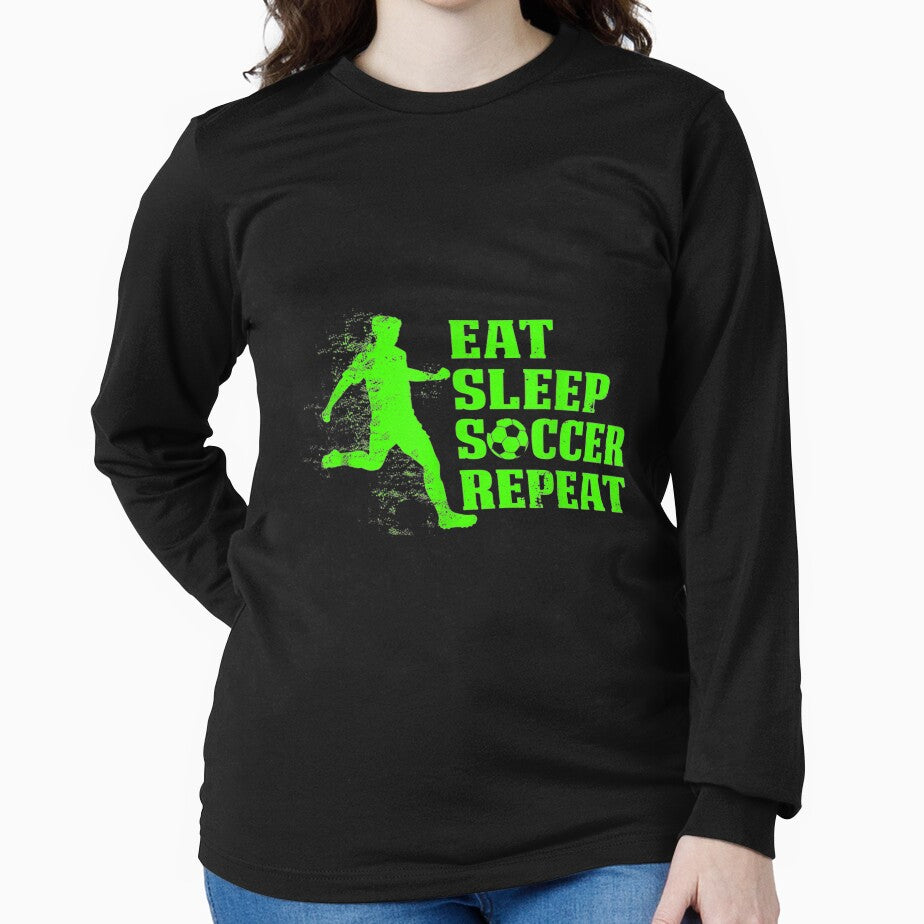 Eat Sleep Soccer Repeat Gift For Players by maudean
