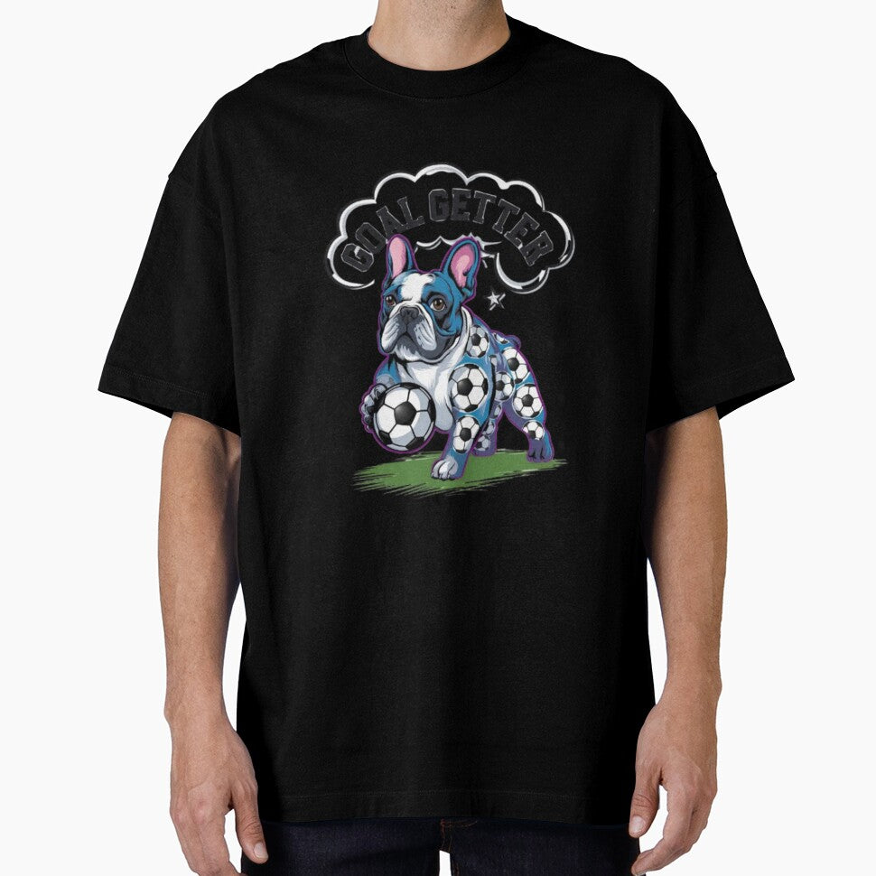 Goal Getter French Bulldog Soccer Fun Design by Petpixy