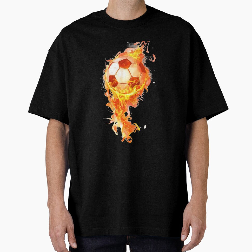 Soccer/Foot Ball set on Fire by BasedCanvas