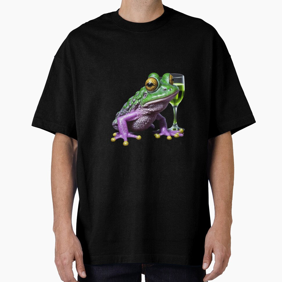 " leopard frog"  funny leopard frog with grass of wine ,frog lover by Obinne