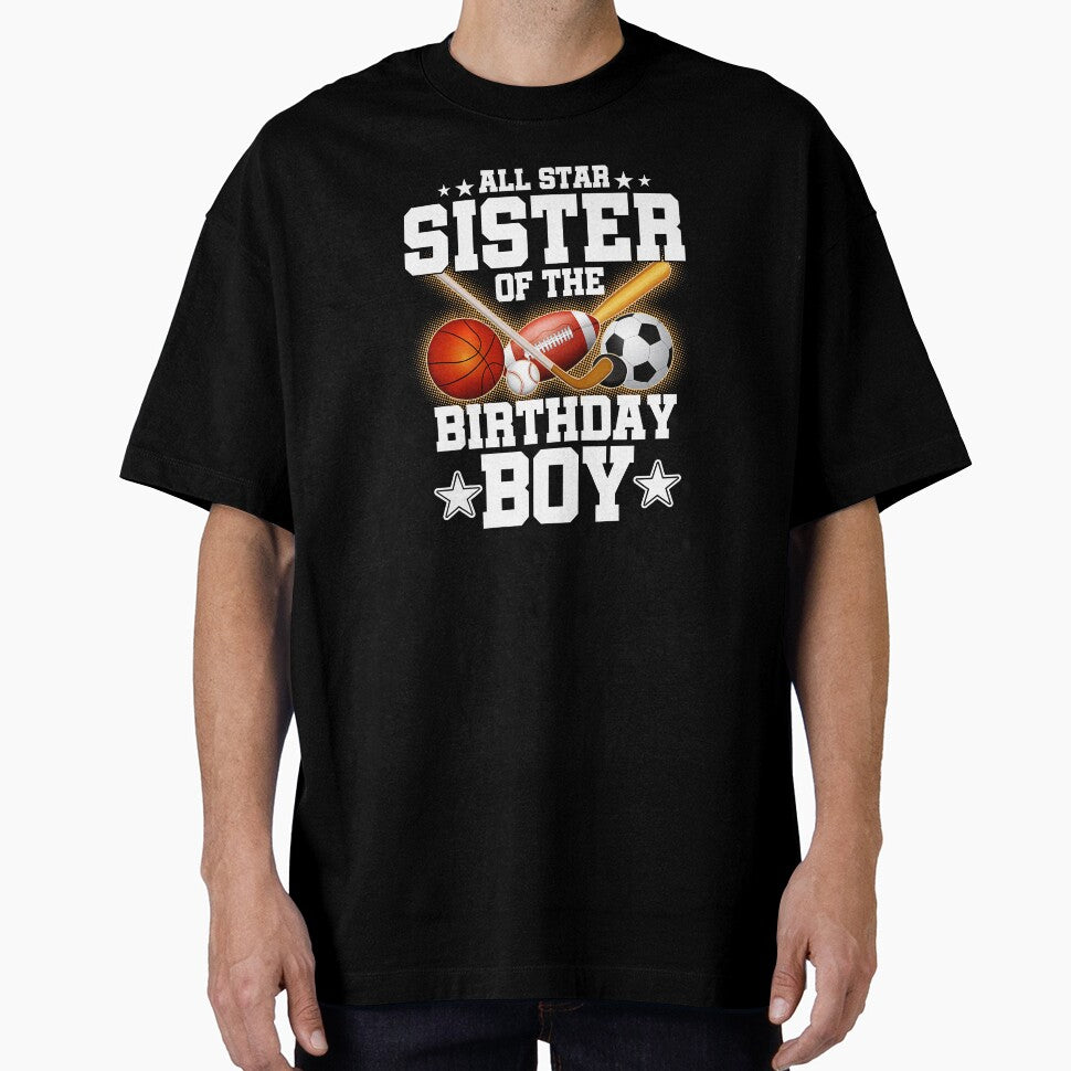 Proud Sister of the Birthday Boy Basketball and Soccer Celebration by allistermariam