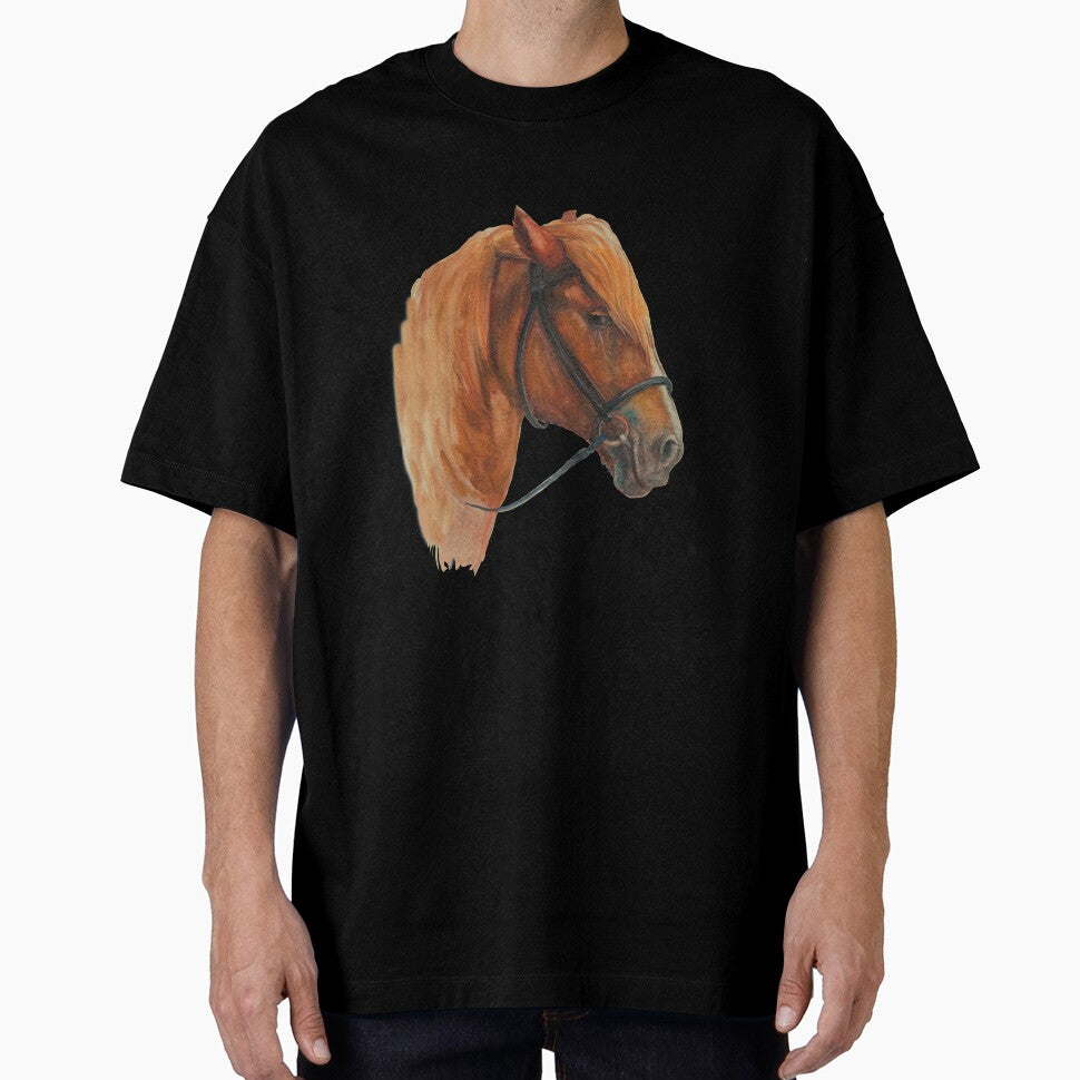 Horse Head. I love horse. Wild horse. Brown horse. Watercolor horse. Horse lover. by ZheltakovaIana