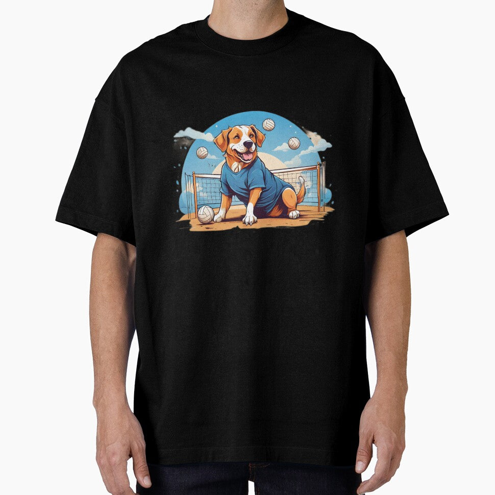 dog playing volleyball by Karaz's Animal Kingdom