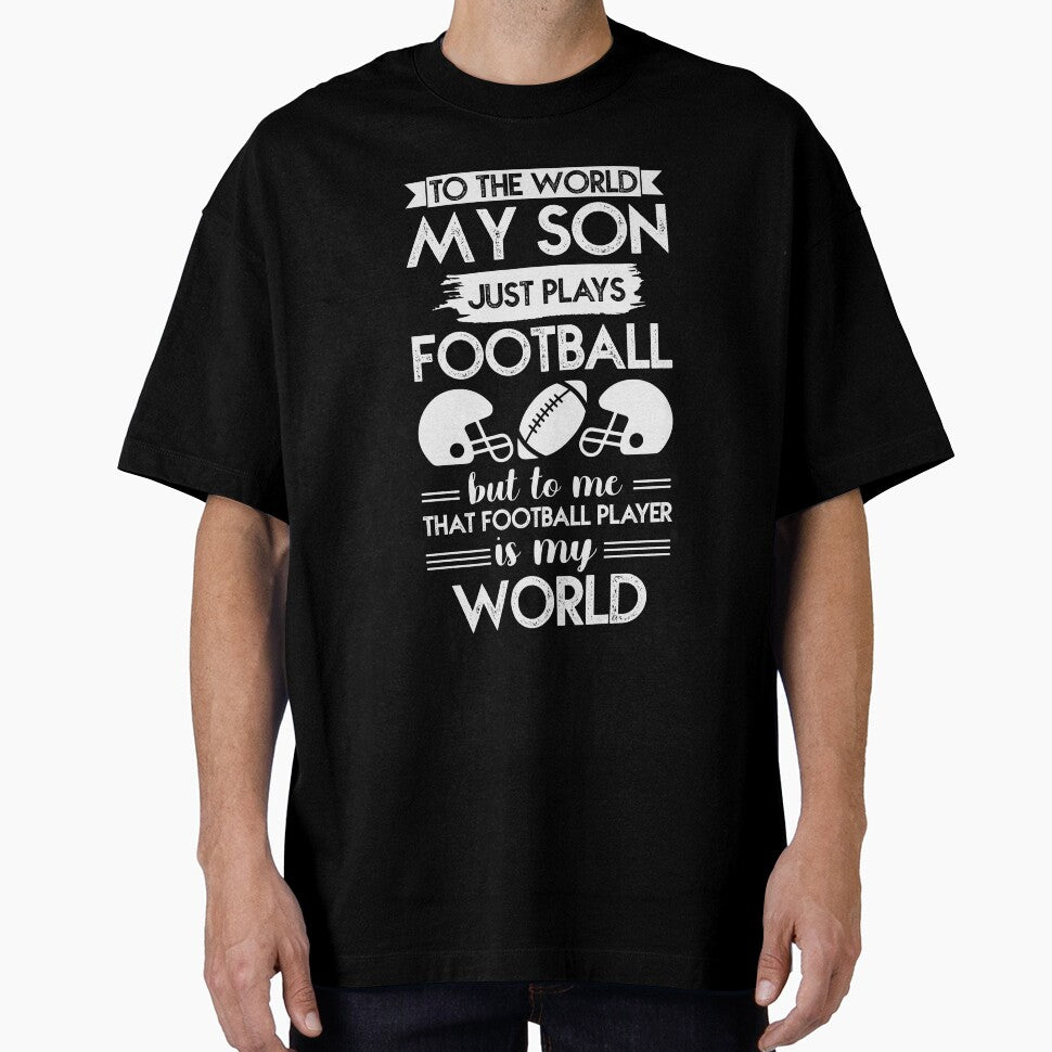 My Son Football Player Is My World Gift Birthday by avinigav