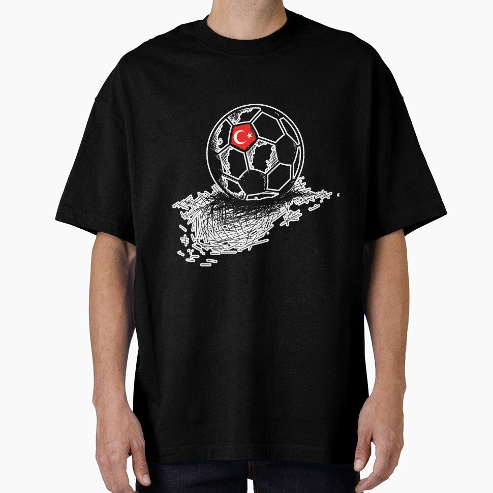 Turkey Soccer Ball Flag Jersey Turks by NeverLoseSF