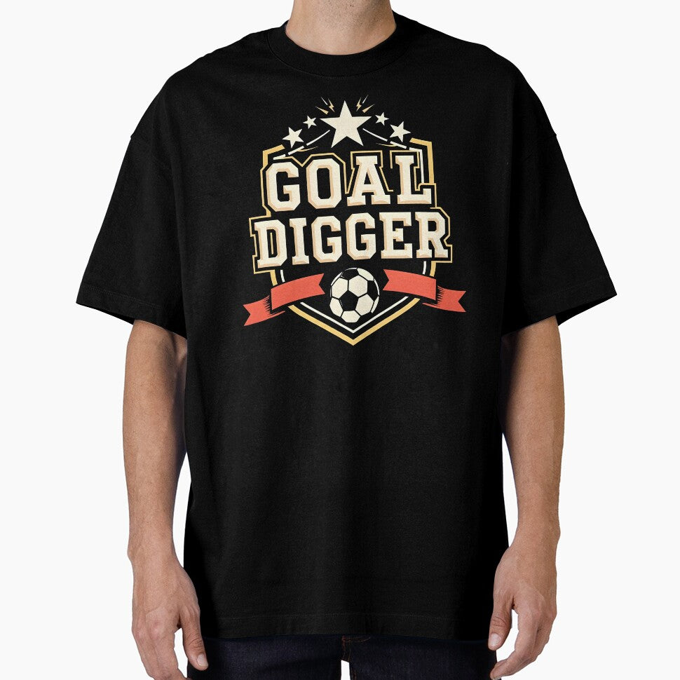 Funny Soccer Goal Digger Design by MimsTees