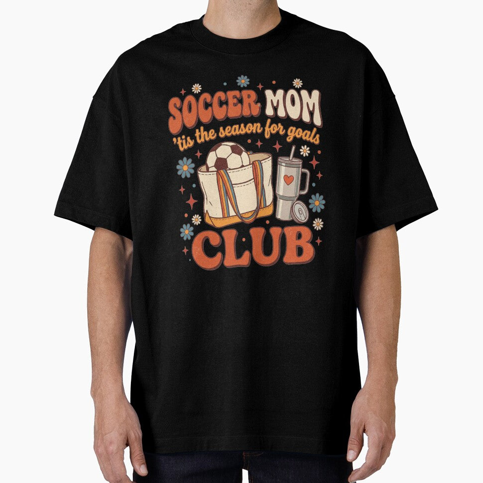 Retro Soccer Mom Tis The Season For Goals Club by AdyKurniawan