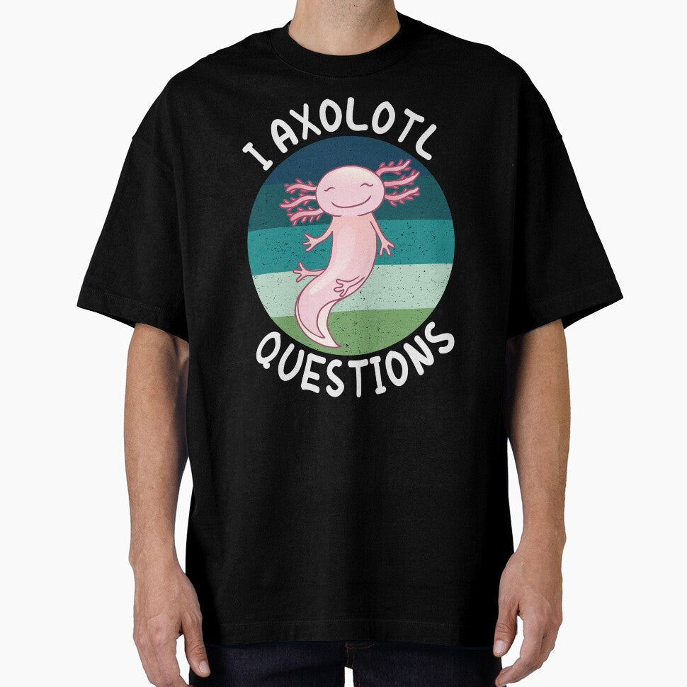 I Axolotl Questions Funny Mexican Salamander by Hema Thilakaratne