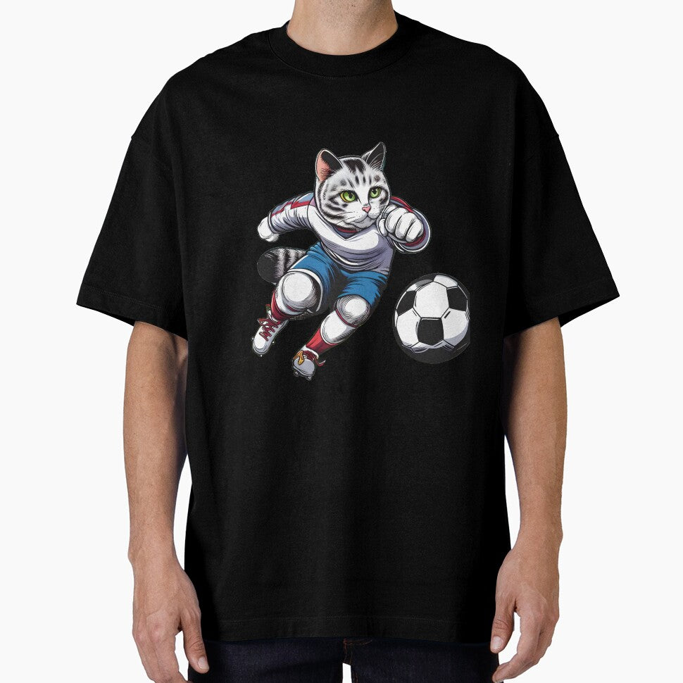 Cat Playing Soccer - 1 by melibal