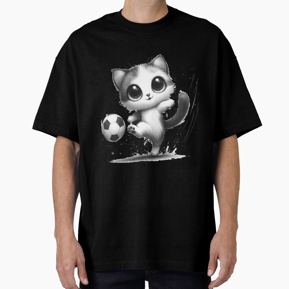 Cat Playing Football by VANWANSHOP