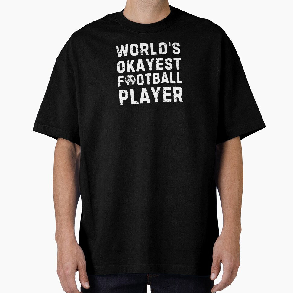 World's Okayest Football Player Sarcastic Footballer by StrideSuccess