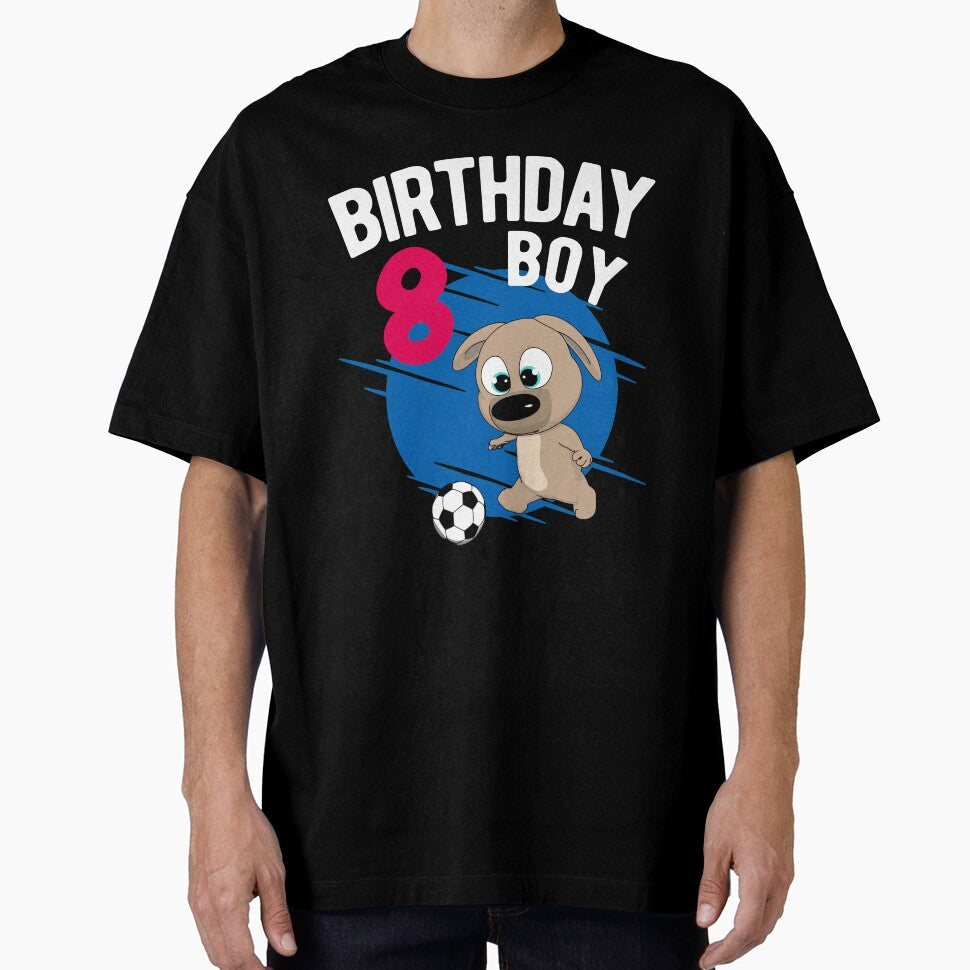 Birthday Boy 8 Years - Pup Soccer by onicon