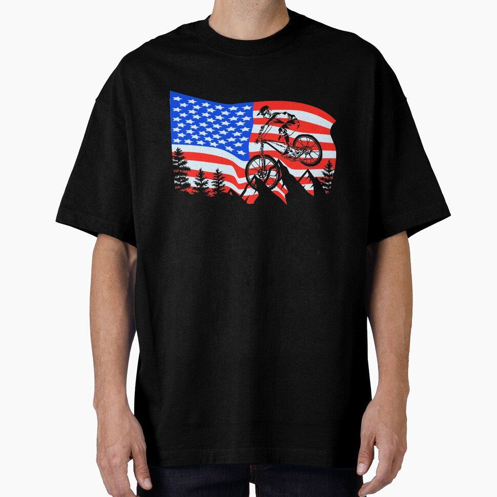 American Flag Mountain Bike by OneMTB