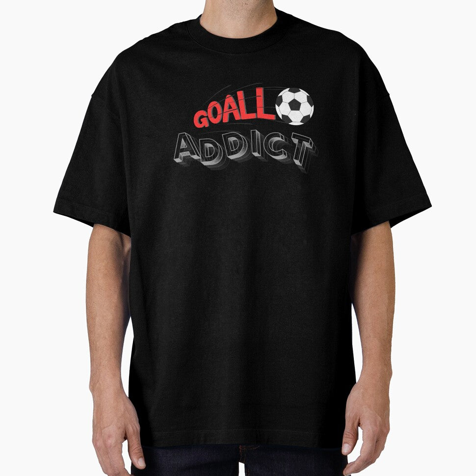 Goal Addict Football Typography by LifeParody