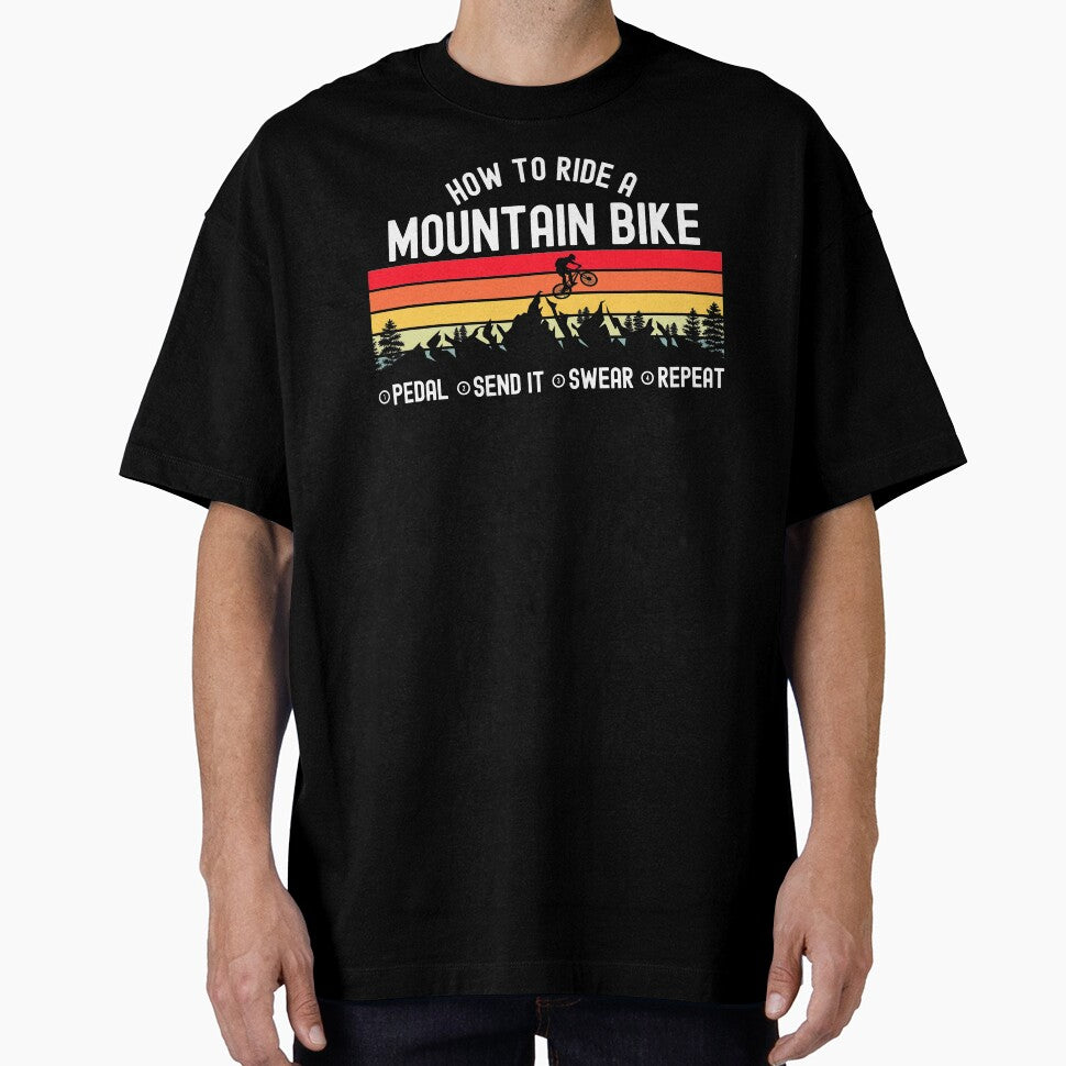 How to Ride Mountain Bike Funny MTB Gifts for Mountain Bikers by cool-merch