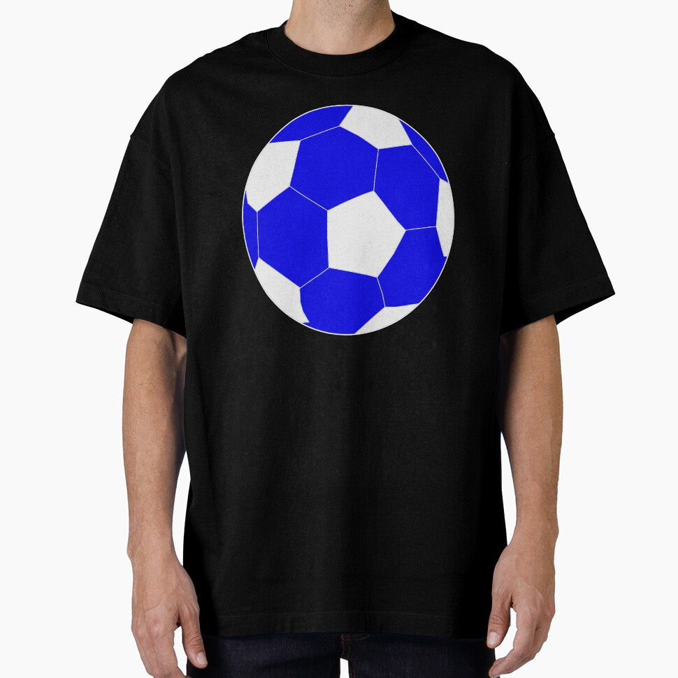 Blue Soccer Ball Drawing by RioCariocaClub