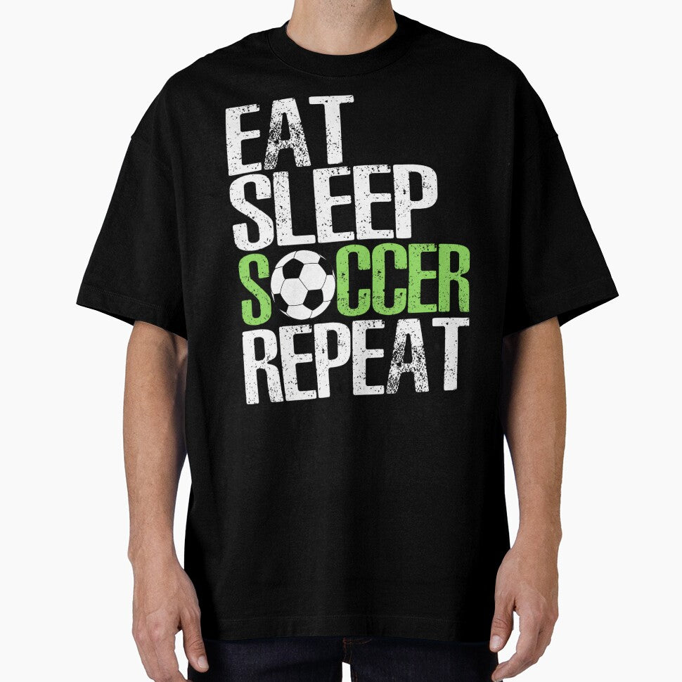 Eat Sleep Soccer Repea	 Cool Sport Player by gxfbxdyz59