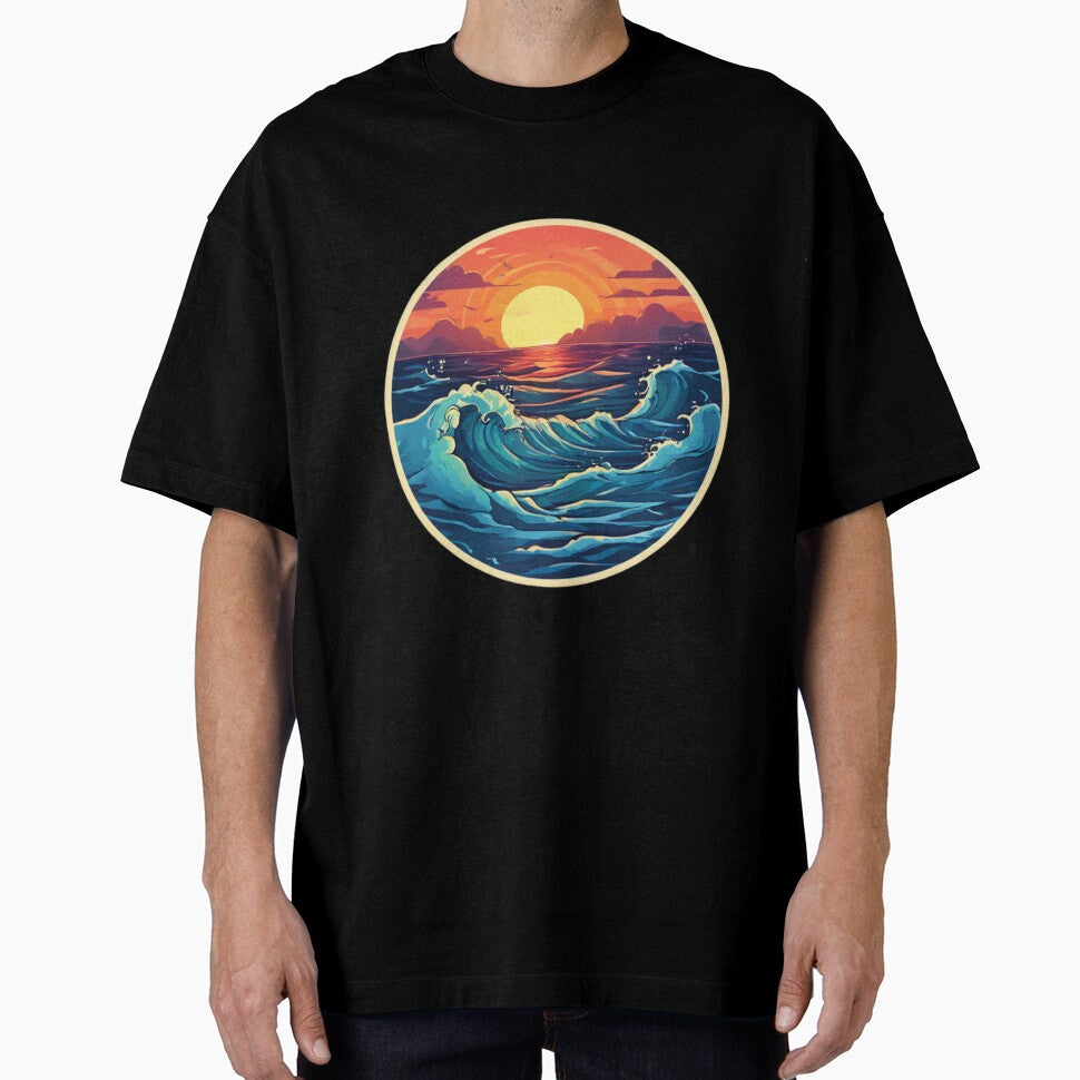 Sunrise Ocean Wave by Planetporridge