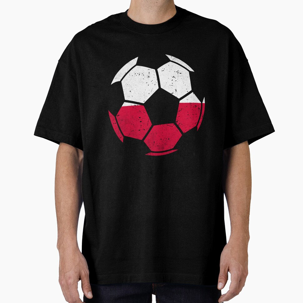 Poland Soccer Ball Flag Jersey Polish Football Fan by EIMgraphic