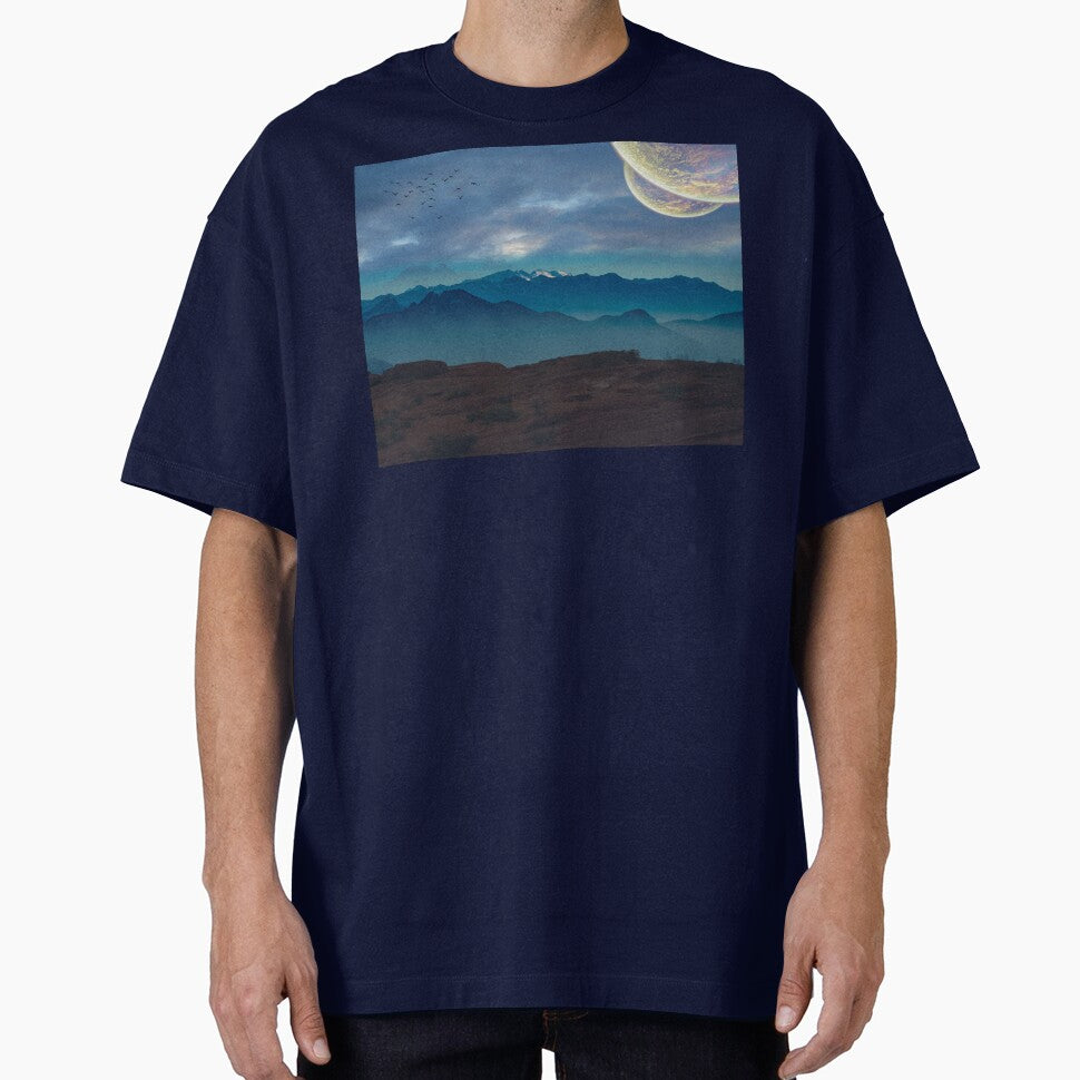 Mountain,moon,view by grickodd