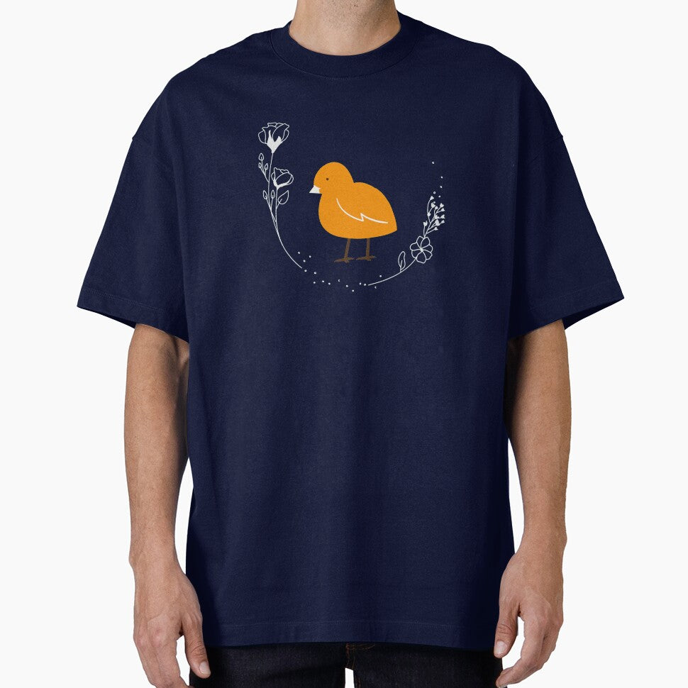 Cute Floral Baby Chick by Cluckin' Mad