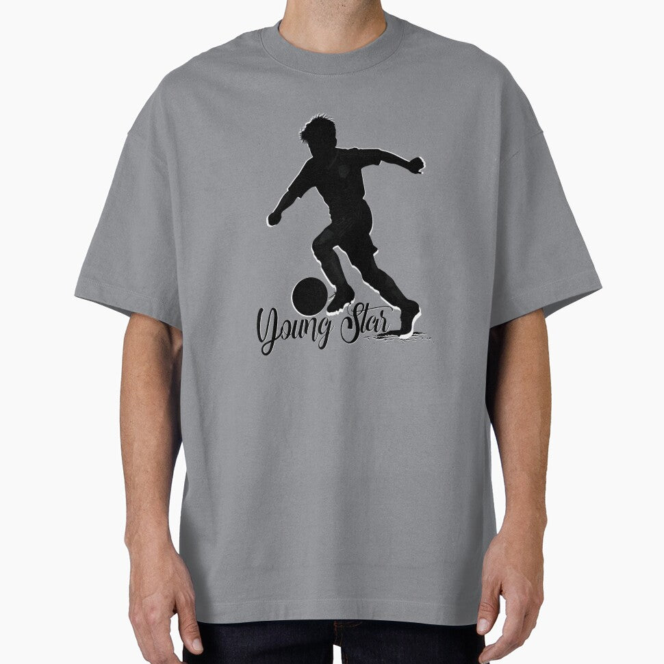Young Star Soccer Boy Silhouette Athletic Art by AXENT Designs