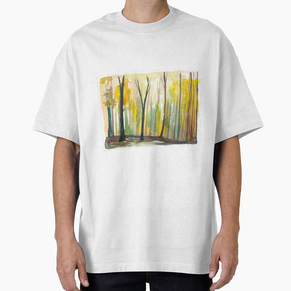 Sunset In Green Glowing Mystical Forest by artshop77
