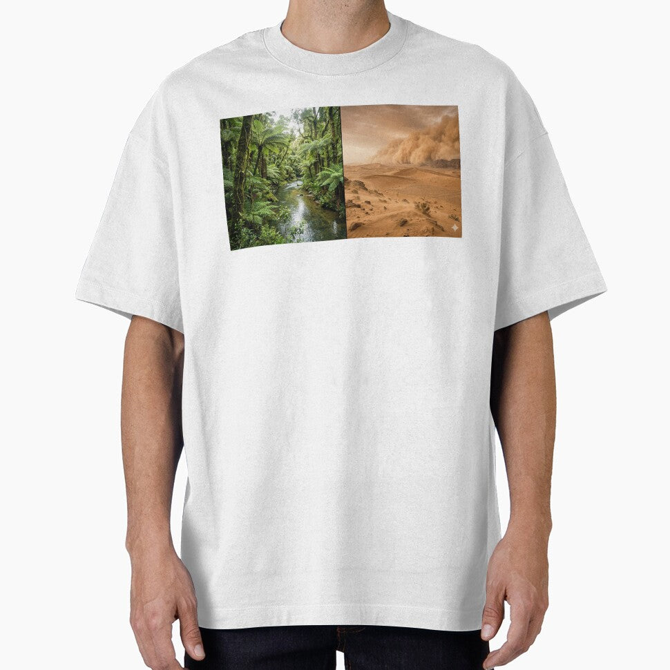 Desert Sandstorm Contrasting Tropical Rainforest by MeticulousSnow