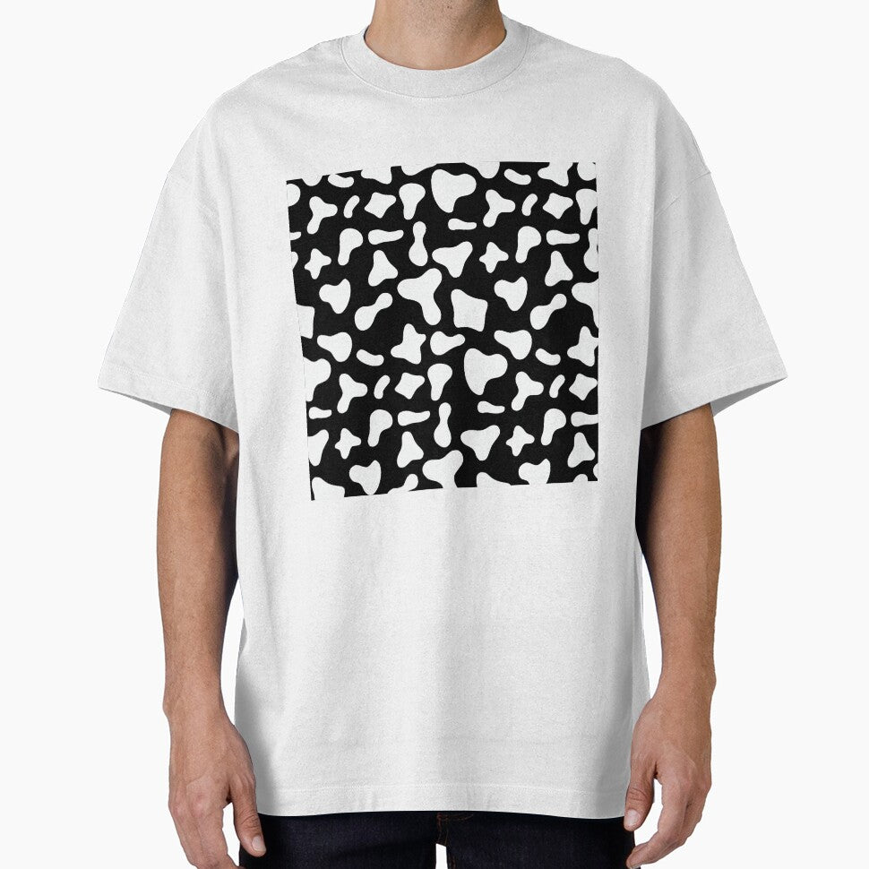 White Cow Pattern on Black Cow | Holstein Cow Pattern by Cow-Print-Stuff