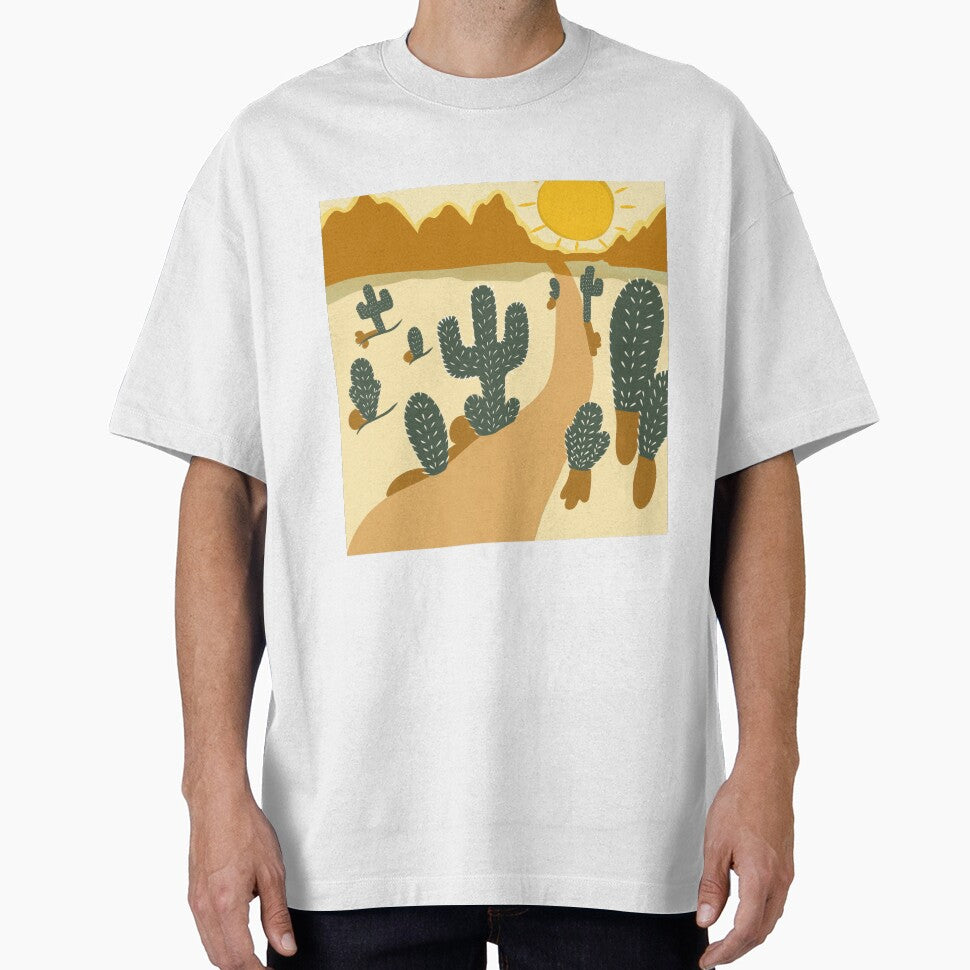 Retro Desert Design by LarkaArt
