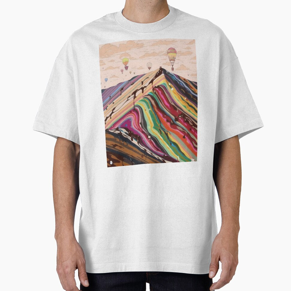 melting chocolate and ice cream mountain by NAIMINI