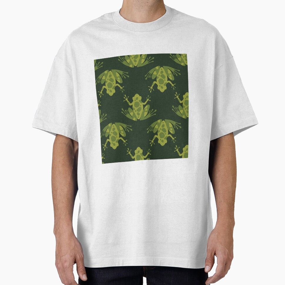 Spot Frog On Dark Green by ConcorStore