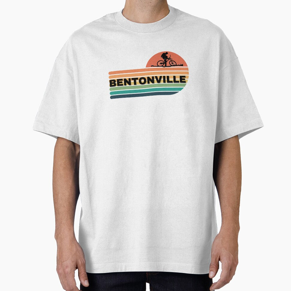 Colorful Bentonville MTB Mountain Biking Design by tdruppski