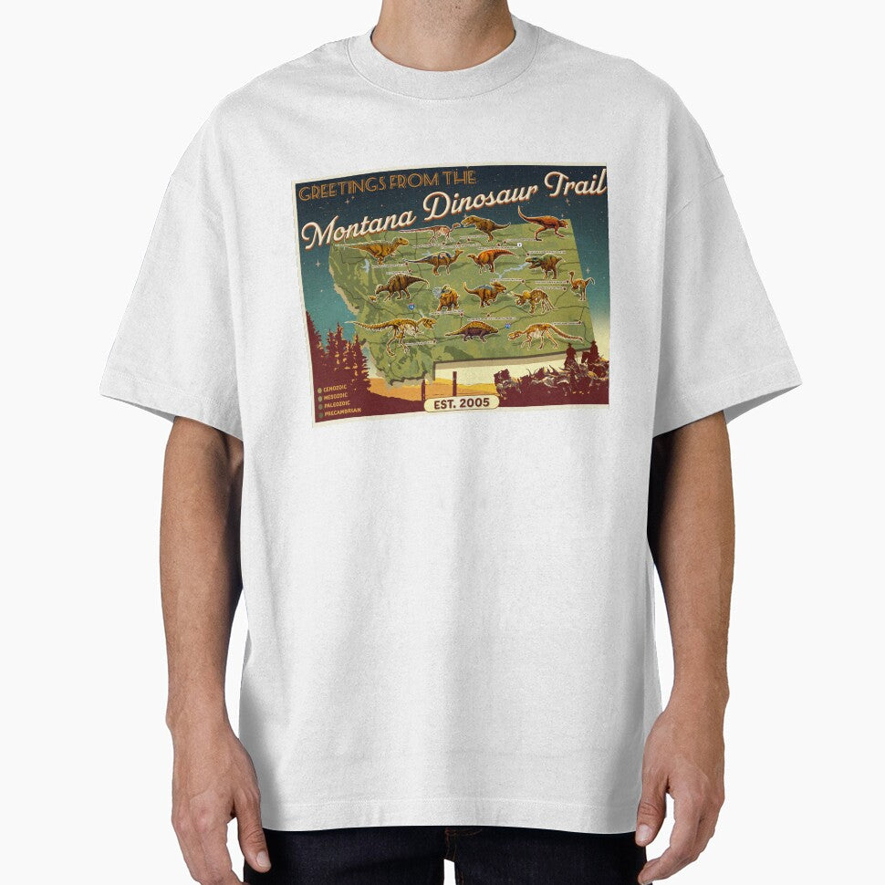 Montana Dinosaur Trail 20th Anniversary Poster by MTDinoTrail