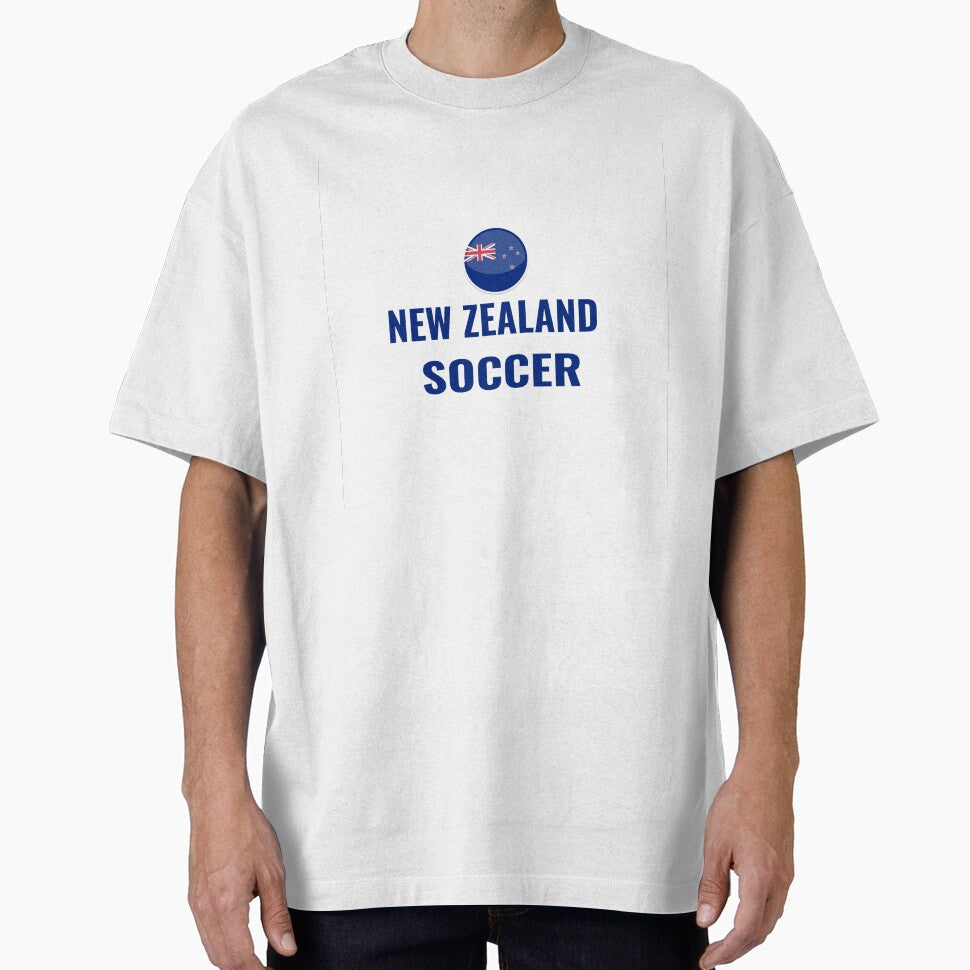 NEW ZEALAND SOCCER Shirt – NZ Flag Fan Tee | Uncle Jichuan by Uncle-Jichuan