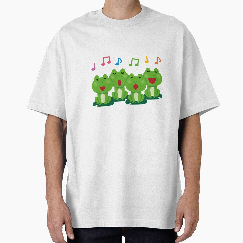Vibing Frog Cottagecore Frog with Headphones by ELK20