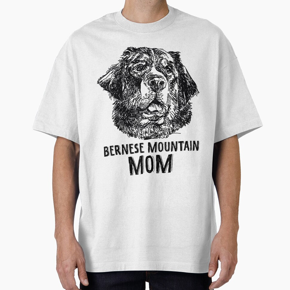 Bernese Mountain Mom Hand Drawn by TheWildStyle