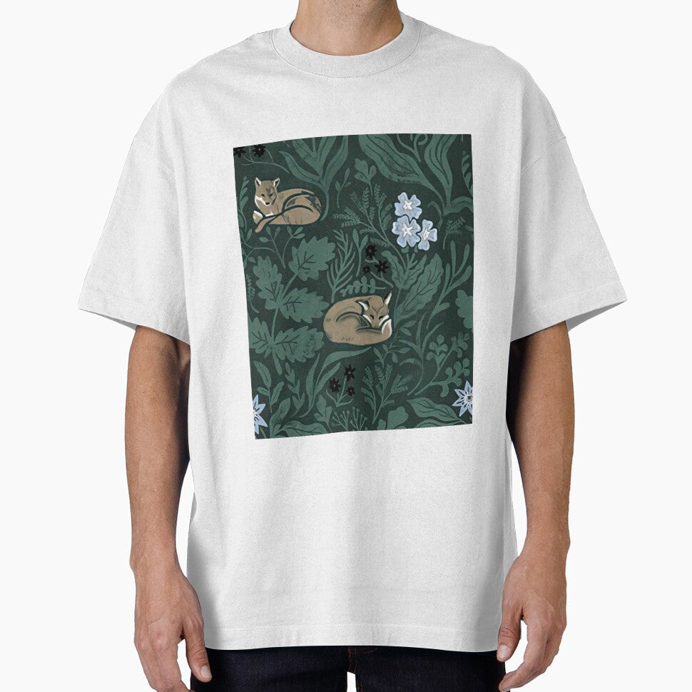 Fox Floral Pattern by VickyCloset