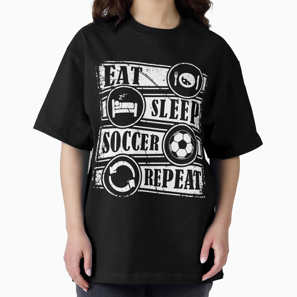 Eat Sleep Soccer Repeat by HLHStudio